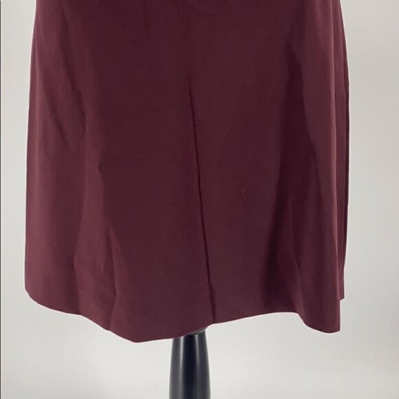 Dylan Gray A-Line Crepe Mini Skirt | Burgundy | Size 12 | NWT $148 - Picture 6 of 11